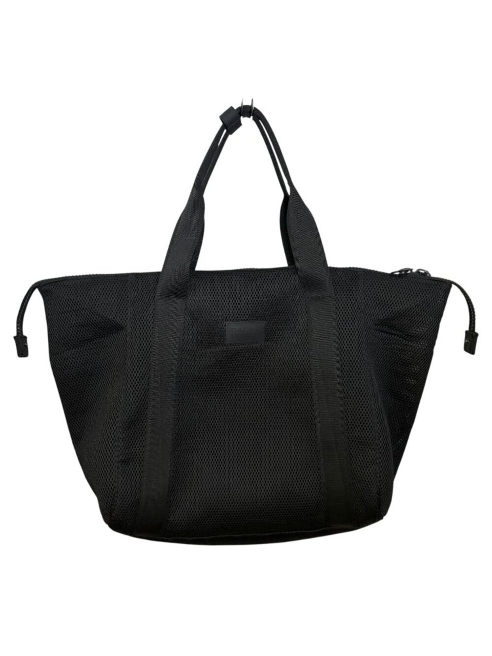 Dagne Dover Landon Large Air Mesh Caryall Tote Black Travel Carryon Overnight